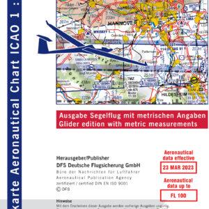 ICAO Karte Hannover 2023 Segelflug