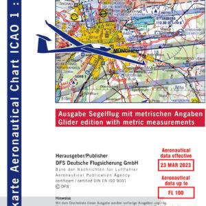 ICAO Karte München 2023 Segelflug