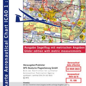 ICAO Karte Nürnberg 2023 Segelflug