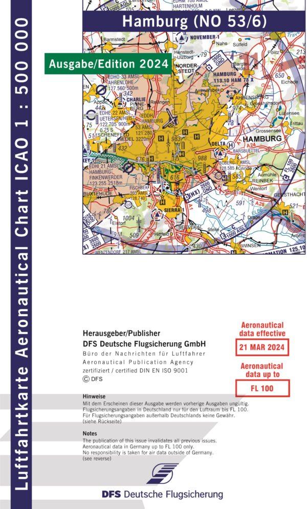 ICAO Karte Hamburg 2024